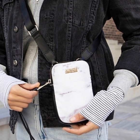 Aimee Kestenberg Bags Aimee Kestenberg Marble Nylon Crossbody